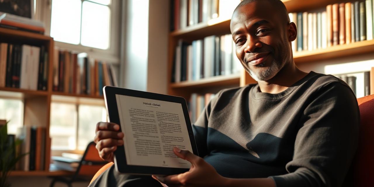 Autor moçambicano com ebook publicado a acompanhar vendas no telemóvel